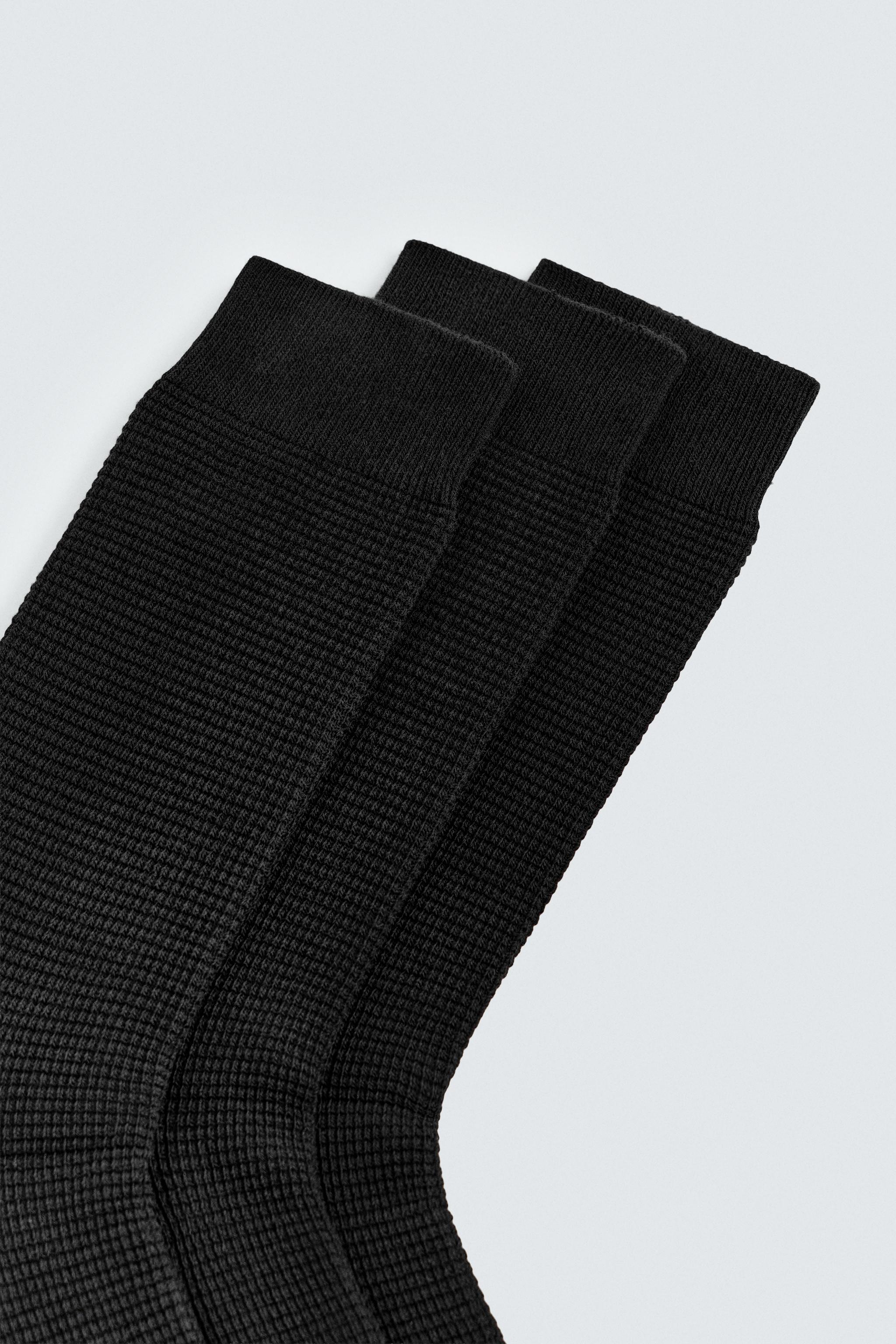 THREE-PACK OF CHECK SOCKS